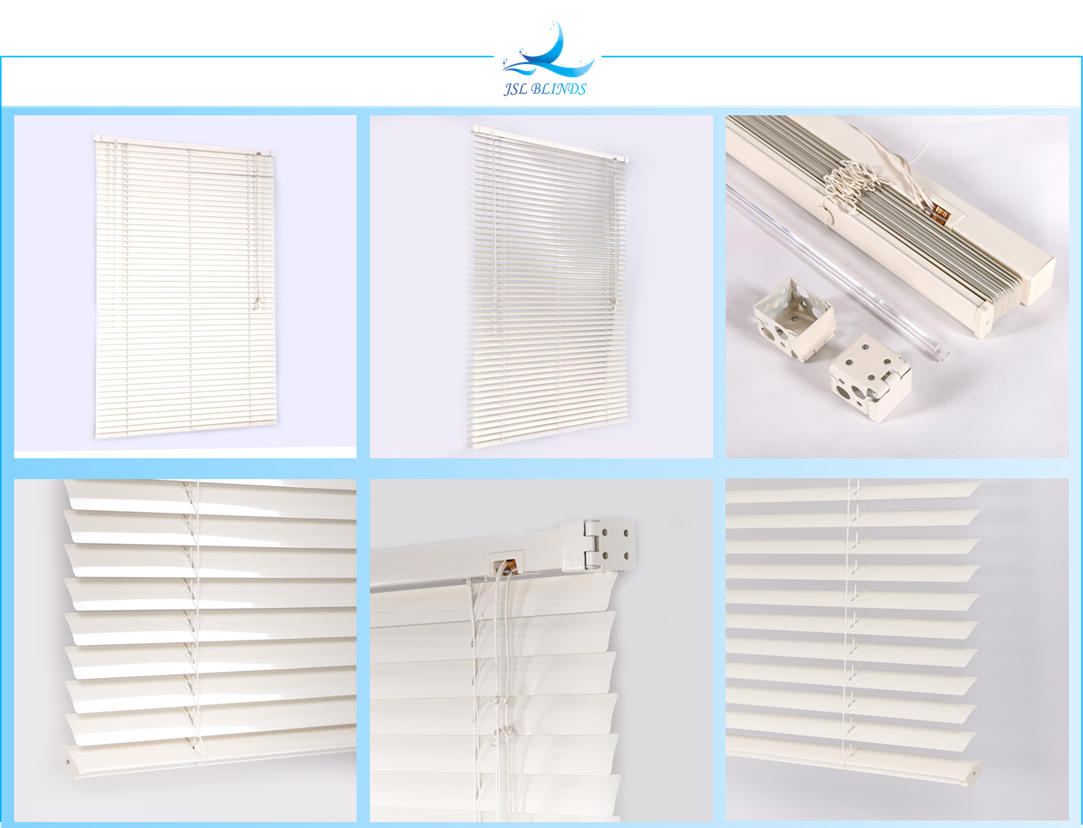 White Aluminum Venetian Shades